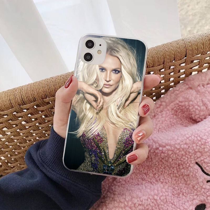 Britney Spears Phone Case for iphone 13 8 7 6S Plus X 5S SE 2020 XR 11 12 mini pro XS MAX