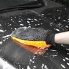 Car Wash Gloves Scratch Free Car Gloves Reusable Wash Mitt Strong Water Absorption Double-Sided Drying Mitt Car Detailing