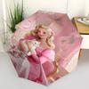 1pc Tea Party Automatic Folding Umbrella - Compact 8-Rib Design, Durable Plastic & Iron1037L