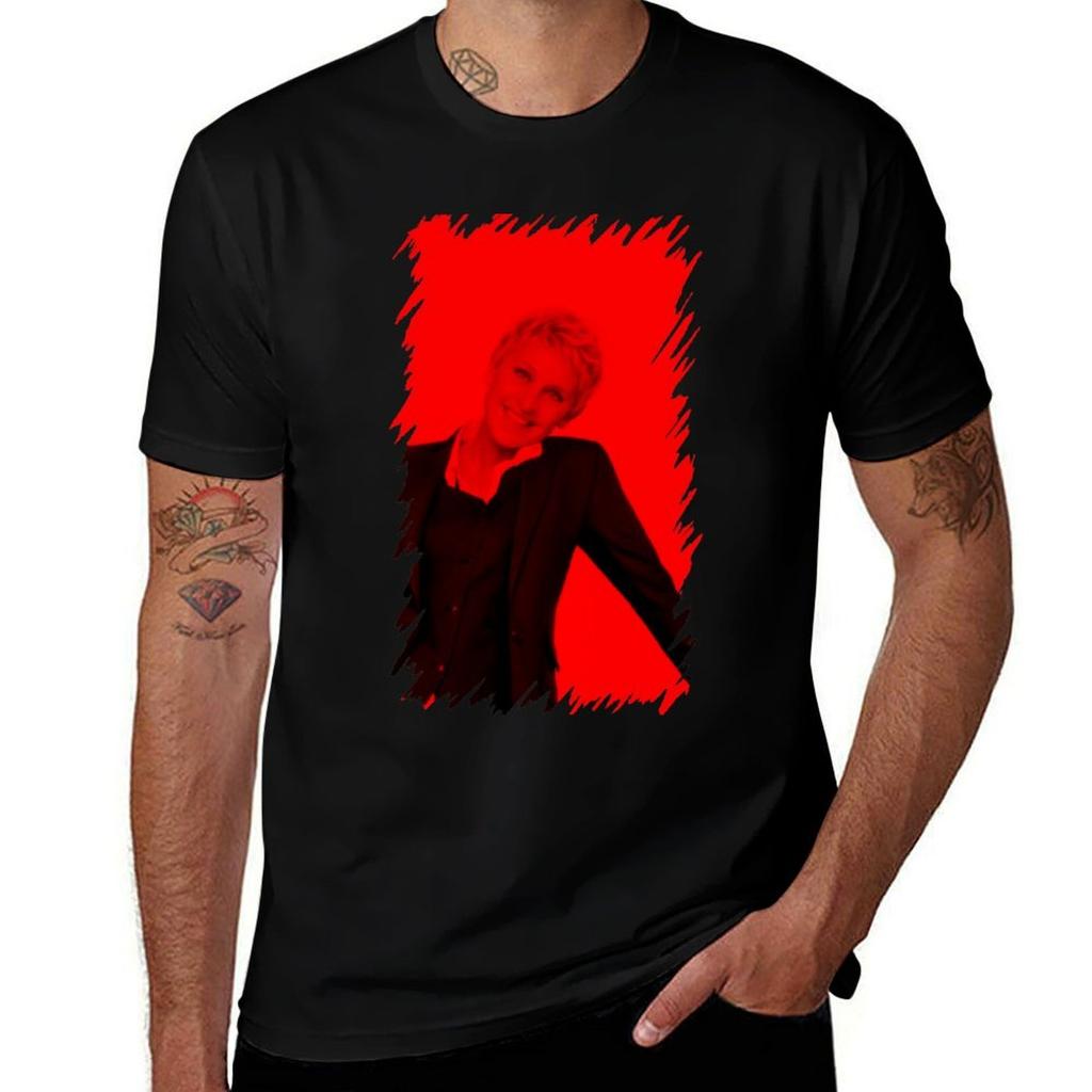 Ellen Degeneres Celebrity TShirt UV Sun Protection Tee Shirt