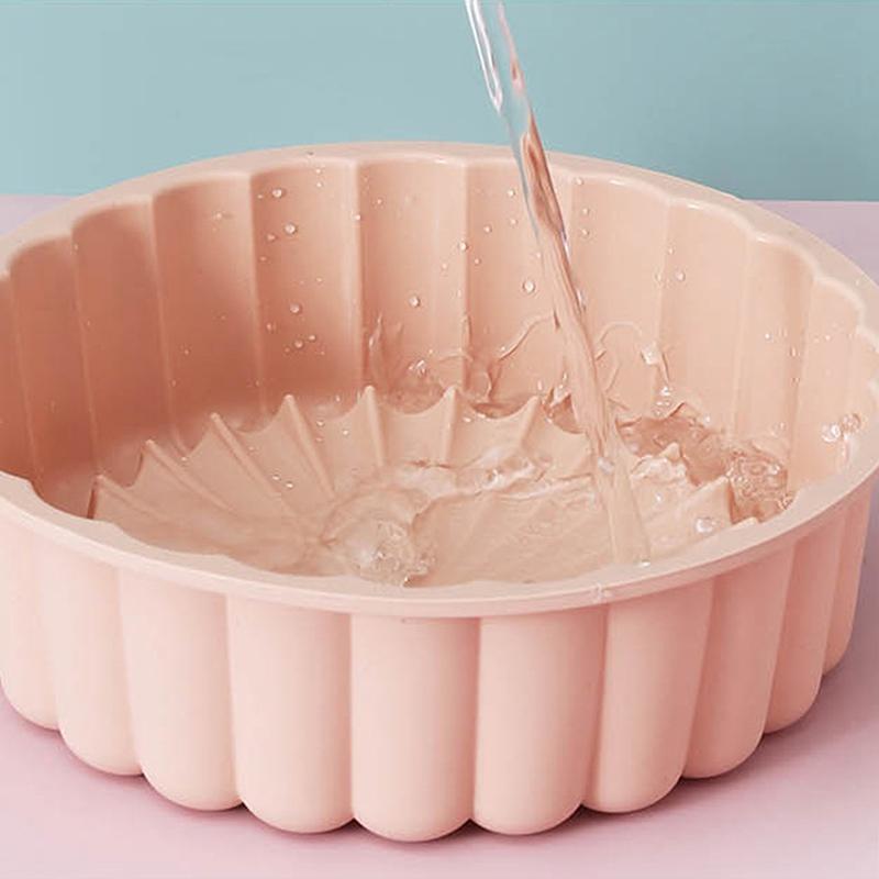 Silicone Sunflower Silhouette Cake Mold Round Diy Baking Molds Multi Purpose High Temperature Resistant Silicone Cake Mold Tools