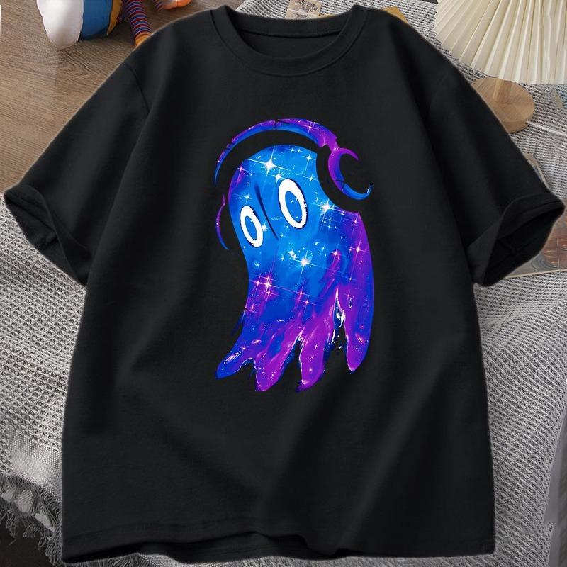 Undertale Napstablook Music Ghost T Shirt Casual Cotton Short Sleeve Unisex Sclothes O Neck Top Summer Graphic T Shirts Oversized