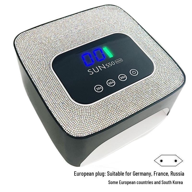 

280W Dual Light Source Rechargeable UV Nail Lamp for Salon Gel Polish Curing
