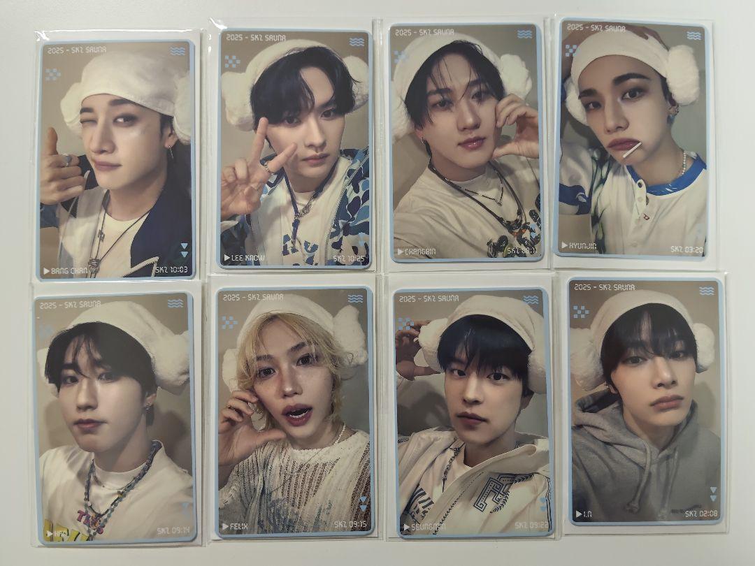 

[БУВШИЙ У ВЖИВАННІ] Stray Kids JYP Pop-Up Бонус за покупку на 10 000 єн Колекційні картки Повний набір з 8 штук