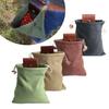 Outdoor Futtersuche Tasche Leder Bushcraft Tasche Gemüse Ernte Garten Obsternte Taille Werkzeuge Lagerung Hängende Tasche Camping