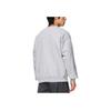 Lining Chinese Character Print Pullover Long Sleeve Sweatshirt Unisex Tops Gray AWDSB23-5