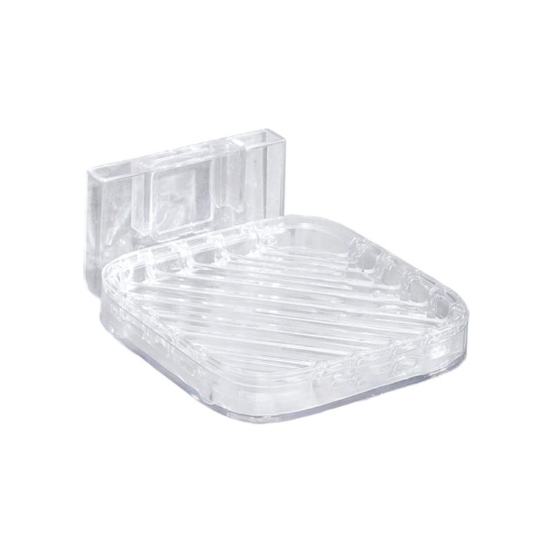 Creative Soap Holder With Adhesive For Easy Installation Kitchen Sink Mount With Drain Soap Holder Easy Cleaning