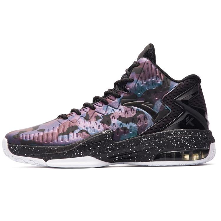 

Anta KT3 KT Textile, Synthetic Leather Abrasion Resistant Breathable High top Basketball Shoes Men s Black White 11741105-5 42