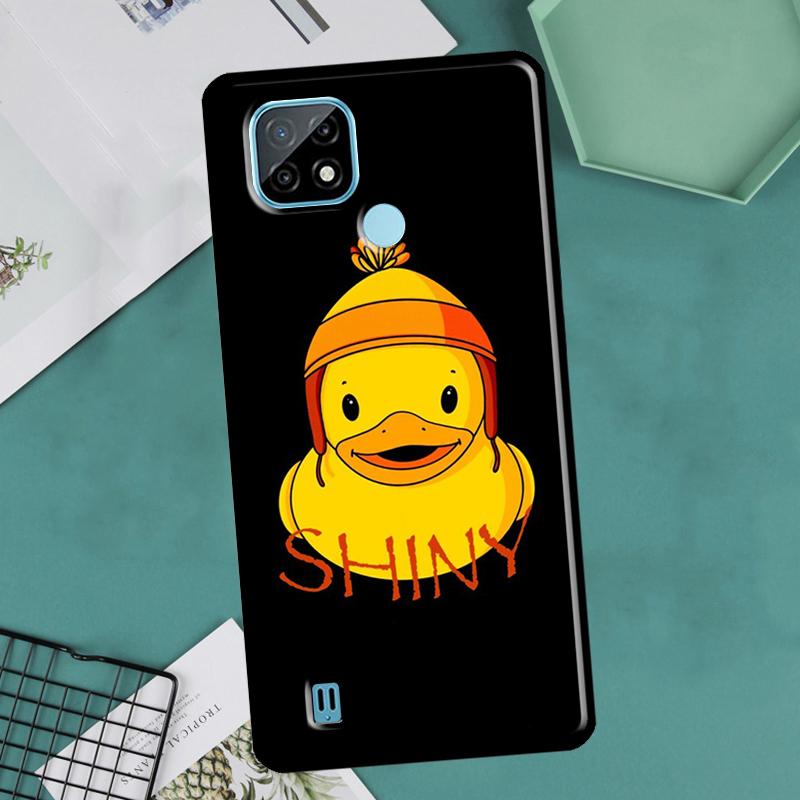 Kwaii Yellow Duck For Realme GT Neo 2 3 Master 8i 9i 8 9 Pro Plus C35 Case For OnePlus 9 10 Pro 9R 10R Nord2