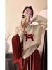 Stylish Red Knit Pullover: Age-Defying, Loose Fit, Soft & Cozy for Autumn/Winter