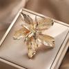2025 Irregular Exaggerated Metal Flower Open Rings Women Elegant Punk Double Layered Finger Ring Adjustable  Accessories