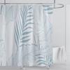 Plant Floral Shower Curtain Waterproof Shower Curtain Polyester Fabric 3D Printed Curtain Bathroom Decoration With Hooks