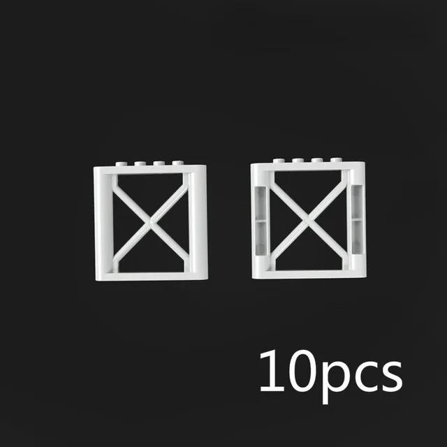 DO IT YOURSELF Assembles Particles 6140 2486 6187 Technical MOC Parts Rails Stair Fence Guardrail Panel Barrier Ladder City Construction Bricks