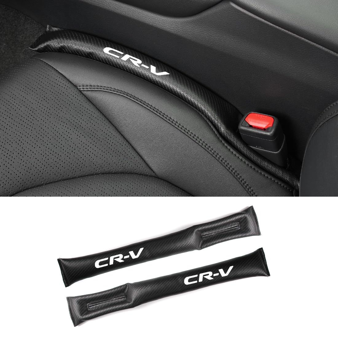 

Compatible Seat Side Cushions with Gap Filler for RW Series and RT Prevents Small Items from Falling in Seat Console PU Leather Interior Car Driver