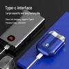 MINI Magnetic Double Blade USB Travel Electric Shaver
