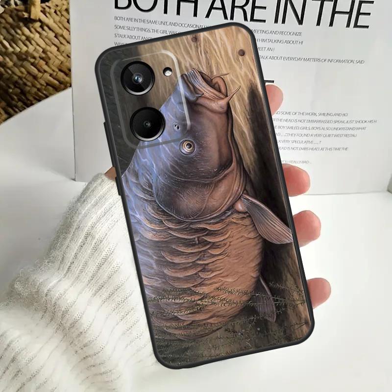 CARP FISH FISHING Case For Realme C67 C55 C53 C51 C35 C33 C31 C30 C25s C21Y GT Neo 5 GT5 9 10 11 12 Pro Plus