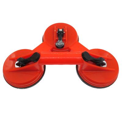 Single Double Head Suction Cup Red Plastic Glass Dent Puller Tile Floor Door Plate Panel Carrying Tool Heavy Replacement