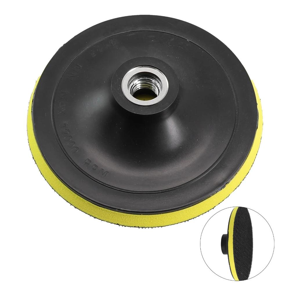 5-calowa 125mm Tarcza Polerska na Rzep do Polerki Obrotowej z Podkładem M10/M14 Adapter do Wiertarki Szlifierka Kątowa Samoprzylepny Dysk Polerski