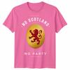 No Scotland No Party Football Unisex T Shirt Scotland Fan Unisexs Unisexs Top