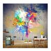 3d Photo Wallpaper Murals Creative Graffiti Watercolor Painting Light Bulb Wall Mural Home Decor