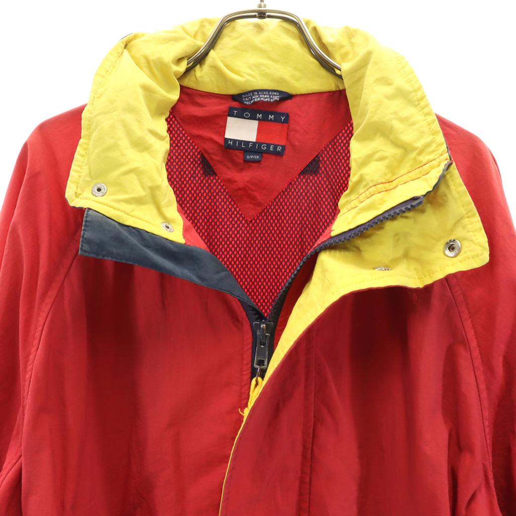 TOMMY HILFIGER 90s Old Flag Tag Nylon jacket S Red Men's Used