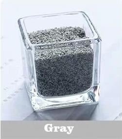 Candle Sand Granulated Candle Wax Pearled Candle Wax  Color Powder Palm Wax Diy Decoration Colored Sand 1 kg&No-scented серый