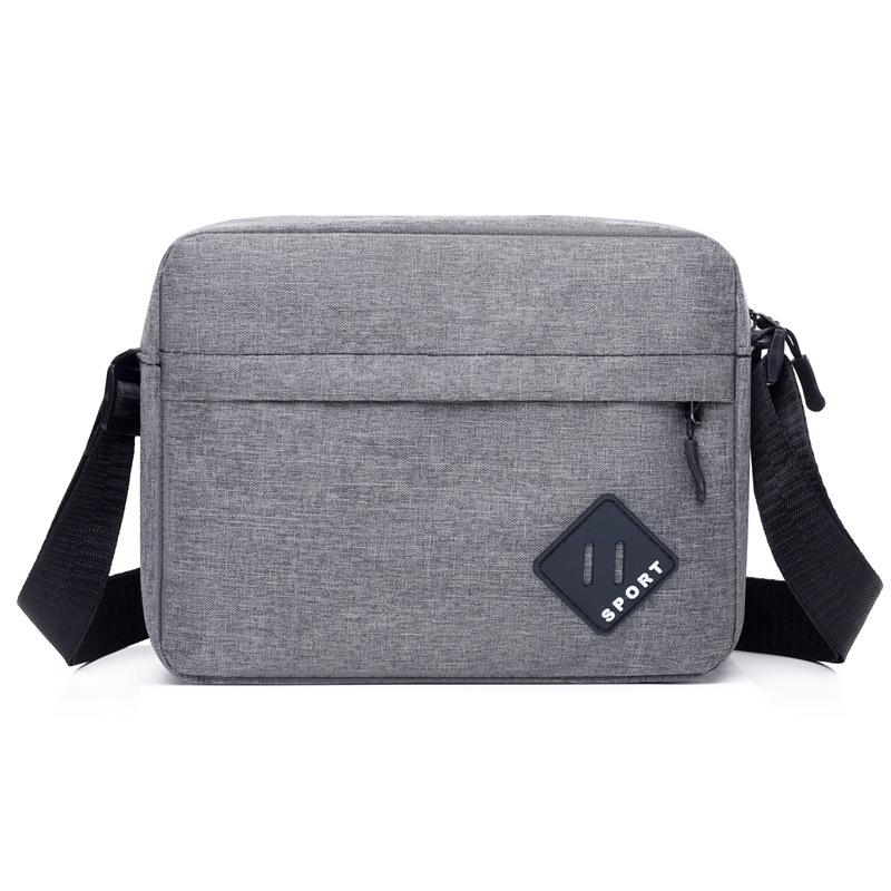 New Lightweight Oxford Cloth Messenger Bag Men's Fashion Simple Shoulder Bag Business Commuting Casual Men's Bag.