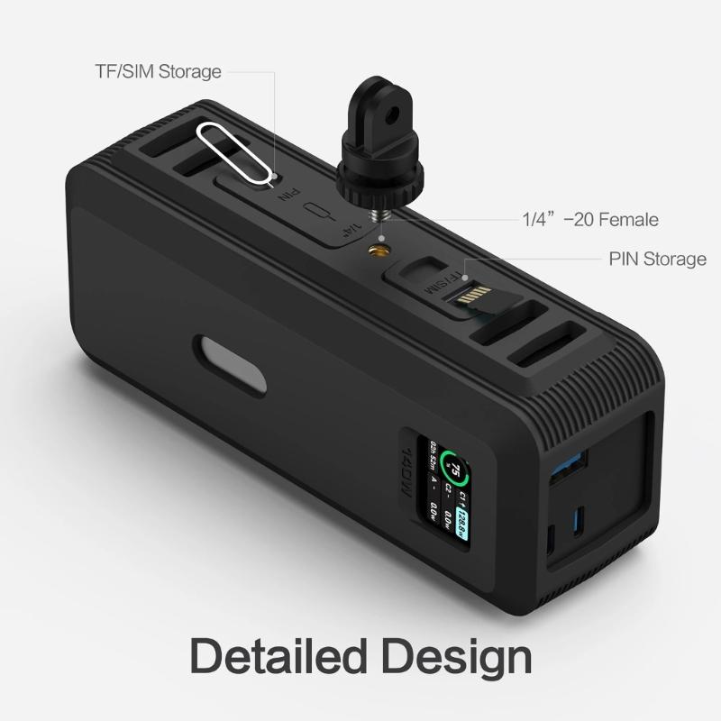 Travel Friendly Soft Case Protector Sleeve Housing Full Coverage Sweat Resistant For 737 140W Mobile Power Enhances Grip