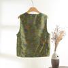 Jacquard Embroidered Vest Women's Spring Wear 2025 New High-end Vest Green Top Trendy