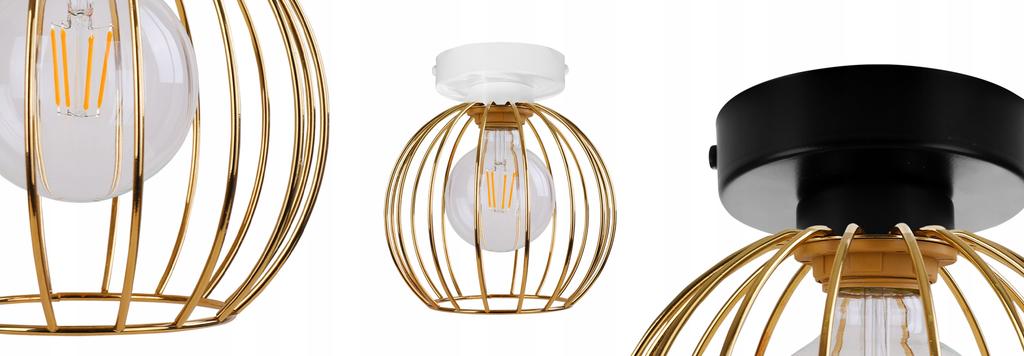 MODERN CEILING LAMP GOLDEN WIRE LAMP LED