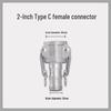 Aluminum Alloy CE Quick-Connect Male & Female Hose for Oil Discharge and Water Sprinklers