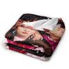 Kpop A-AteezS Blanket Soft Novelty Plush Bedding Throws For Child Bedroom Flannel Bedspread Bed Cover