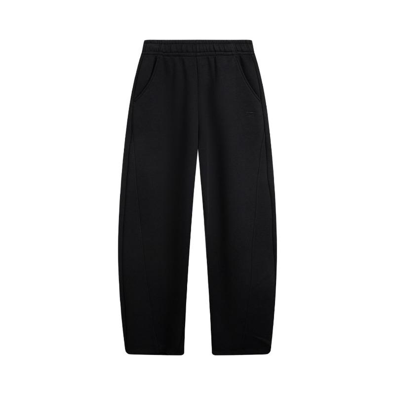 Li Ning Sports Lifestyle Series Sweat-Absorbing Comfortable Knitted Sports Pants Women Pants AKLW188-2