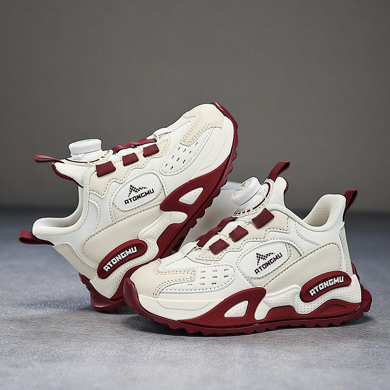 

Factory direct sales of new waterproof sports shoes for boys and girls, children s leather sports and leisure shoes, waterproof and non-slip for older 40