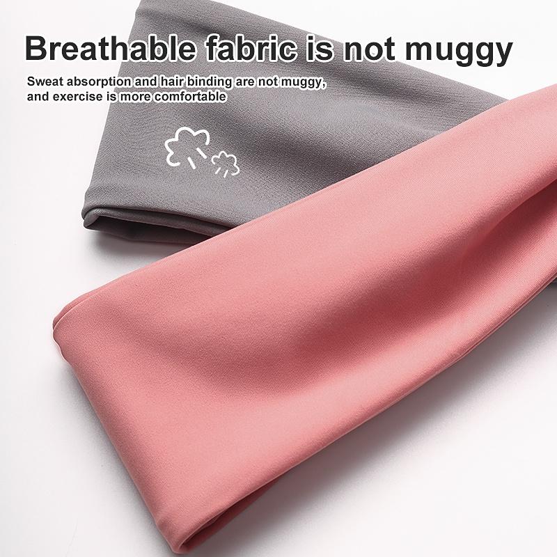 Sportpannband för Män Kvinnor 1 st Halkfritt Fukttransporterande Träningssvettband Fitness Löpning Cykling Fotboll Yoga Hårband