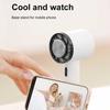 Mini Cooling Fan Personal Rechargeable Adjustable Portable Household Handheld Plastic Multifunctional Walking Neck Air Cooler
