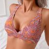 Women's All-Over Print Tie-Up Triangle Bikini Set