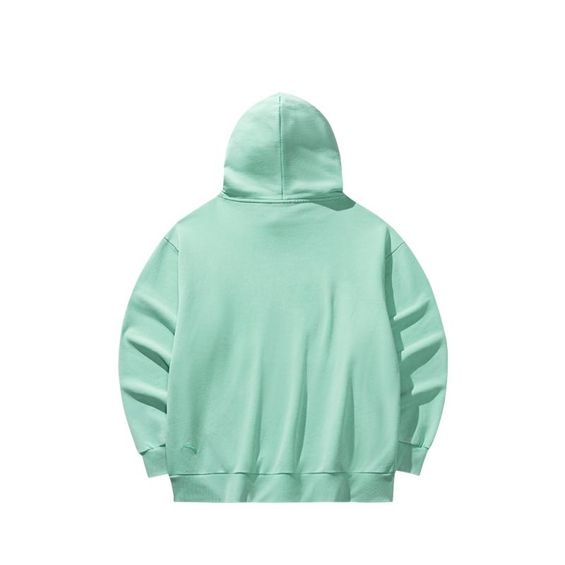 Anta Kyrie Series Trendy Versatile Loose Hooded Long Sleeve Sweatshirt Unisex sweatshirt Fairy-Tale-Green 172531702R-3