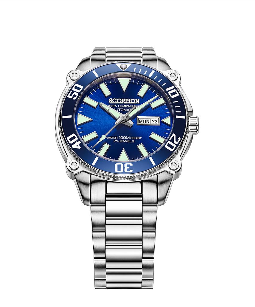 Seukolpion 100M Water Resistance Diver Automatic Watch Sp3494M-Bu