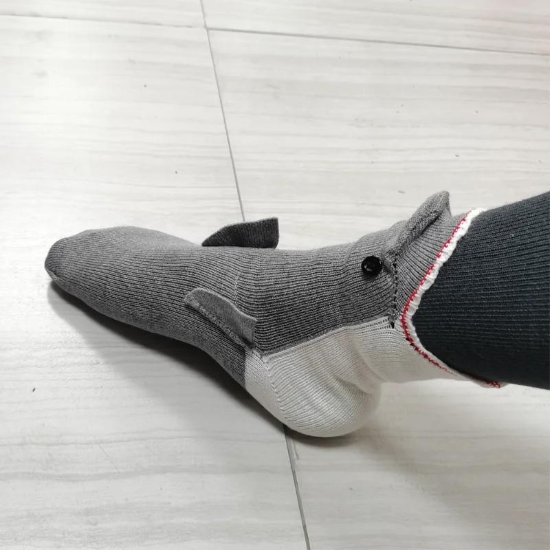 1 Pair  New Knitted Crocodile Socks Autumn Winter Women Cute Cartoon Floor Warm Socks Christmas Funny Socks Breathable