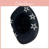 Cowboy Hat With Water Drilled Star Embellishments For Themed Parties And Gifts