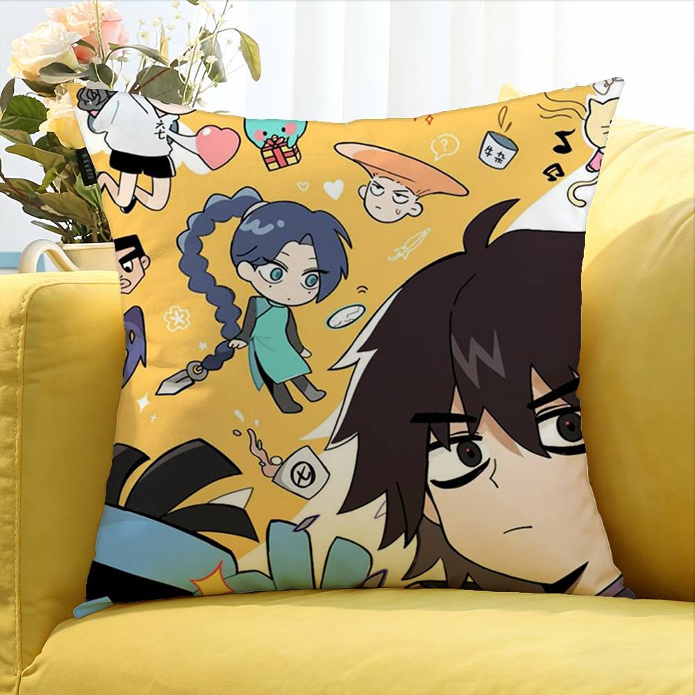 Scissor Seven World Various Sizes Square Pillow Case For Car Home Bedchamber Decor