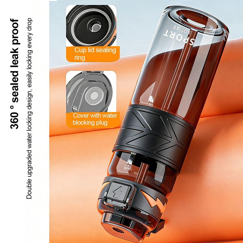 Large Capacity Water Bottle Cup Leak-proof Fitness Kettle Sports Water Bottle  Outdoor Travel