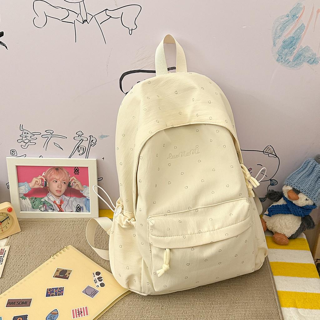 Schoolbag New Korean Version Versatile Backpack Niche Design Backpack High Value Sweet Wind Junior High School Student School Bag Female