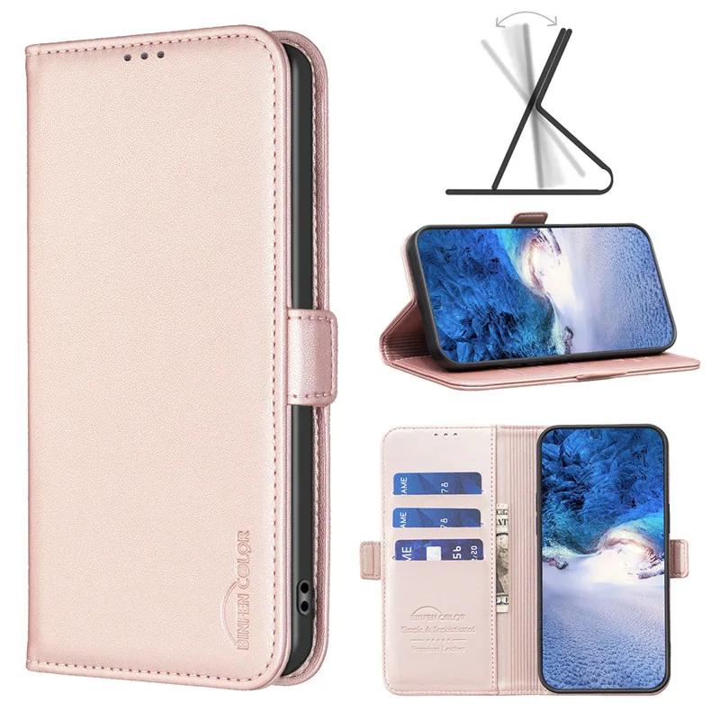 Wallet Flip Case On For Samsung Galaxy S21 FE Classic Phone Leather Cases For S21+ Ultra Plus S21Plus 5G Card Slot Back Cover