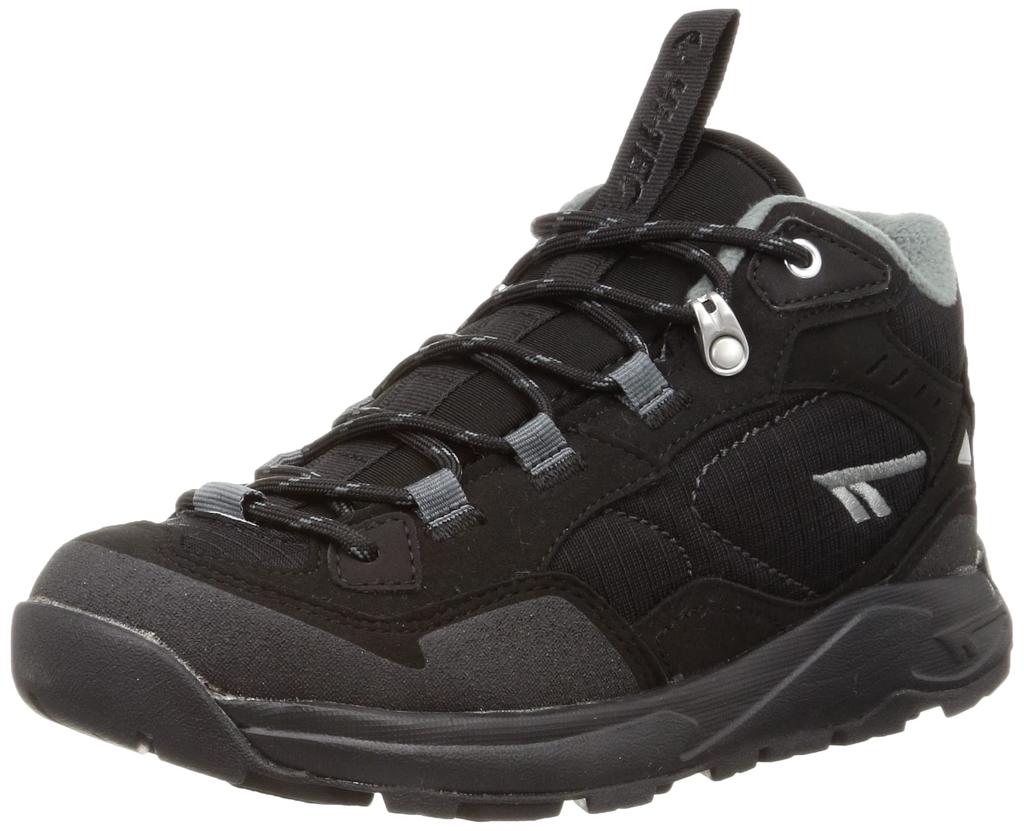 Hi-Tec NYX MID WP Winter Sneakers, HT WT008, Breathable, Waterproof, Non-Slip, Warm, Black, Size 23.5 Cm, 2E