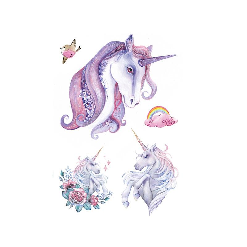 Elch Tattoo Aufkleber Schöne Frau Aquarell Wind Amazon Set Wasser Transfer Sexy Blume Arm Wasserdichter Tattoo Aufkleber