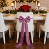 Festive Decorative Red And Butterfly Wedding Chair Bow Ties For Chair Back Embellishment Cat Stained Glass