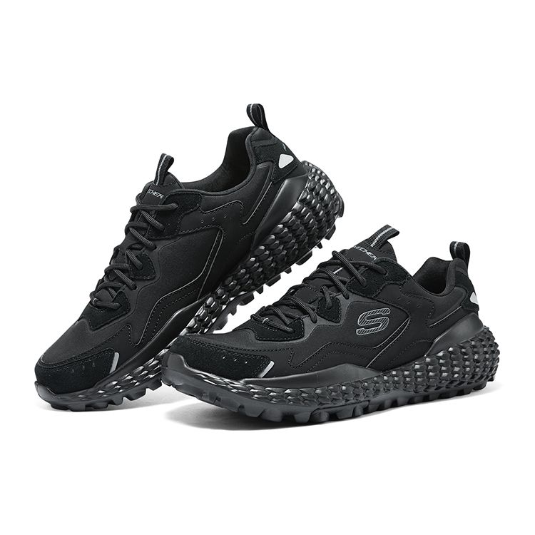 Skechers Scarpe da ginnastica casual basse Monster Comode Resistenti da uomo Nero 894280-BBK