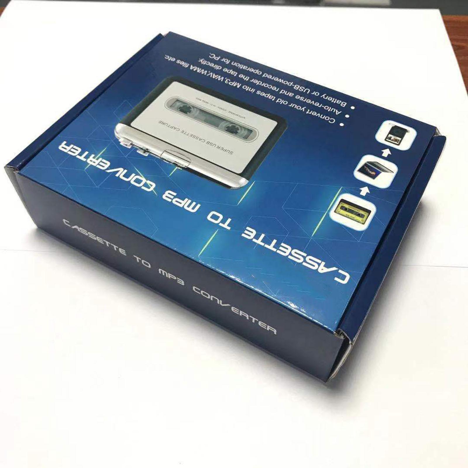 

Compactly USB Powereds Cassette To Digital Audios Converter Cassette to MP3 Adapters Simple Controls For Home And Travel Use 1